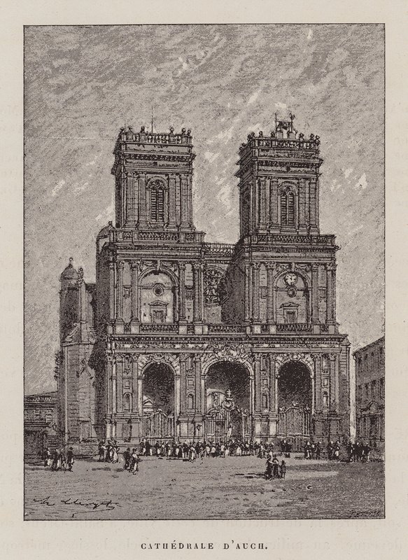 Kathedrale von Auch von Hubert Clerget