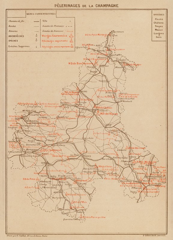 Pilgerfahrten der Champagne von Hubert Clerget