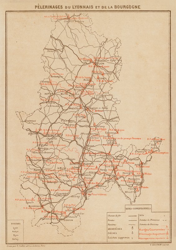 Pilgerfahrten des Lyonnais und der Bourgogne von Hubert Clerget