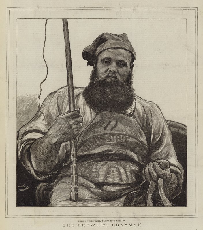 Der Brauereiwagenfahrer von Hubert von Herkomer
