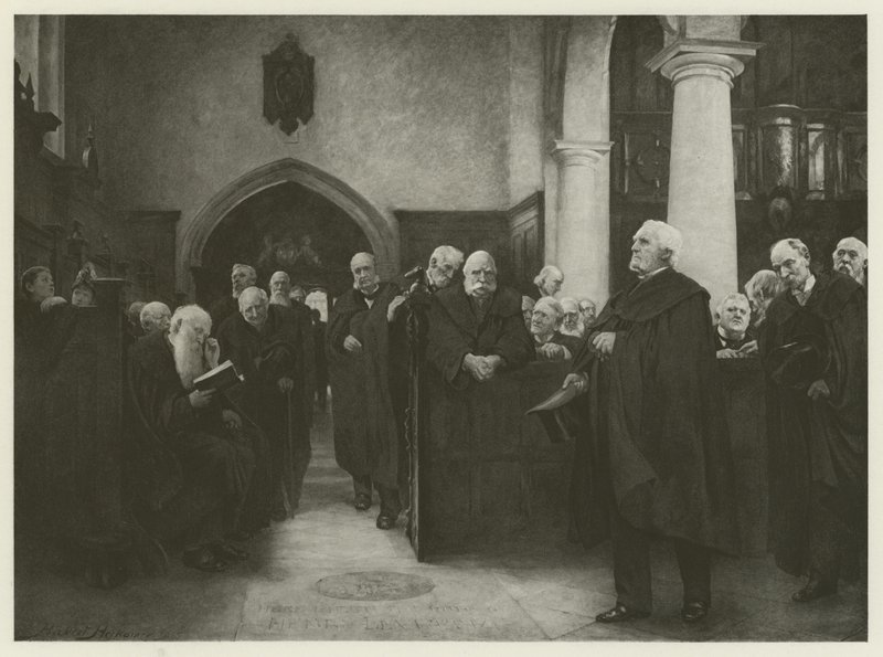 Die Kapelle der Charterhouse von Hubert von Herkomer