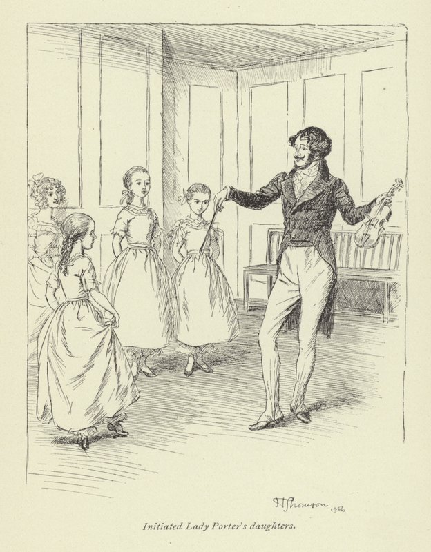 Illustration für Amos Barton von George Eliot von Hugh Thomson