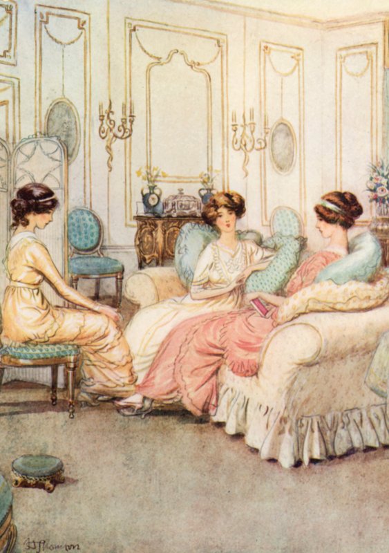 Illustration zu J. M. Barries Der bewundernswerte Crichton von Hugh Thomson