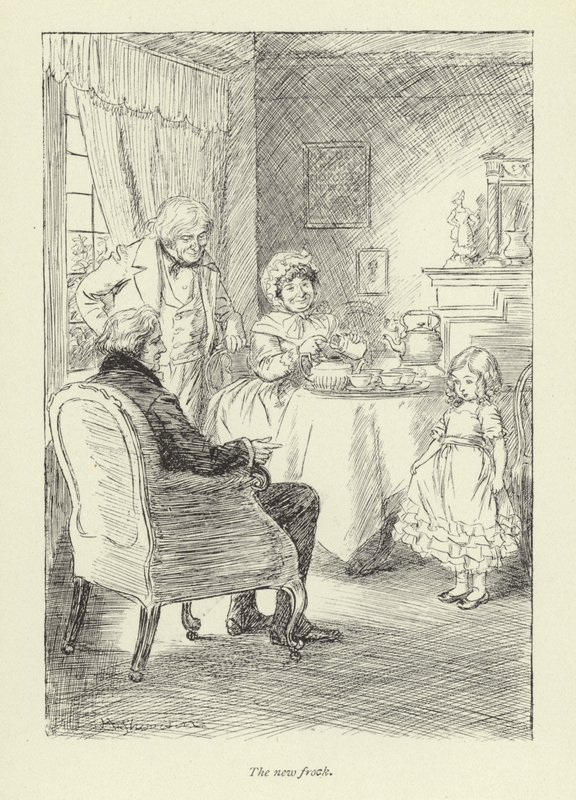 Illustration für Janets Reue von George Eliot von Hugh Thomson
