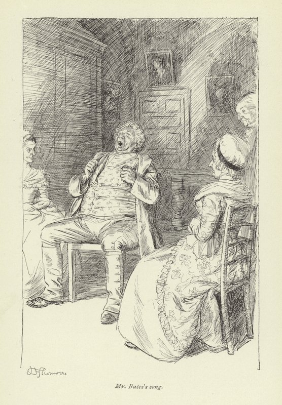 Illustration für Mr. Gilfils Liebesgeschichte von George Eliot von Hugh Thomson