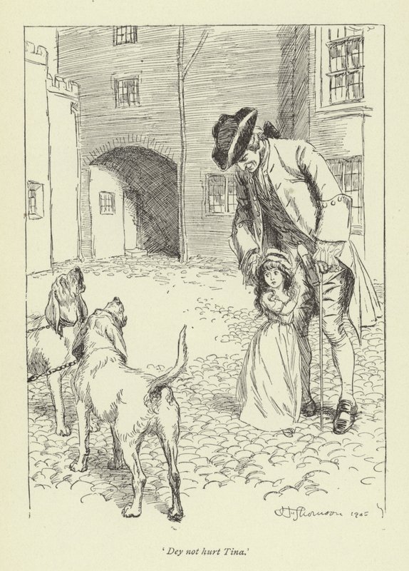 Illustration für Mr. Gilfils Liebesgeschichte von George Eliot von Hugh Thomson