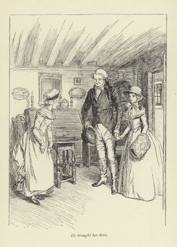 Illustration für Mr. Gilfils Liebesgeschichte von George Eliot von Hugh Thomson
