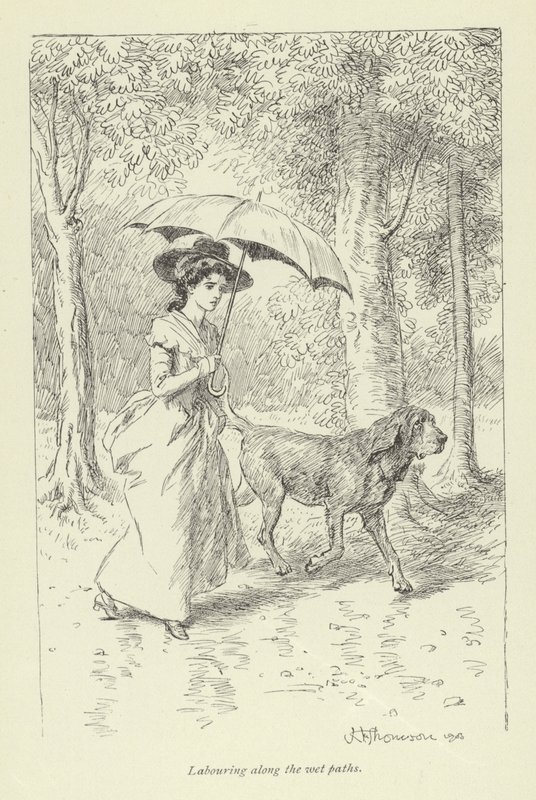 Illustration für Mr. Gilfils Liebesgeschichte von George Eliot von Hugh Thomson