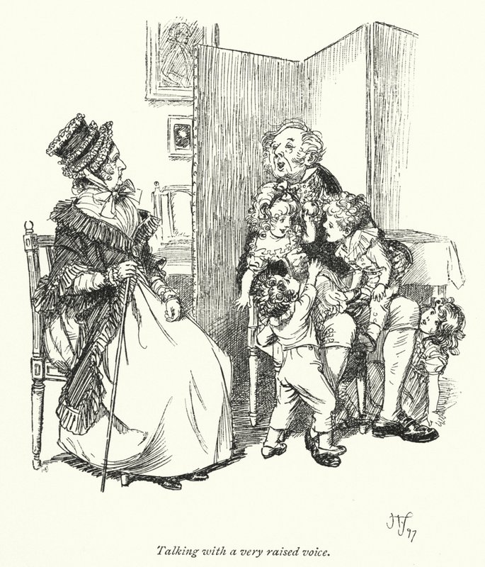 Illustration für Überredung von Jane Austen von Hugh Thomson