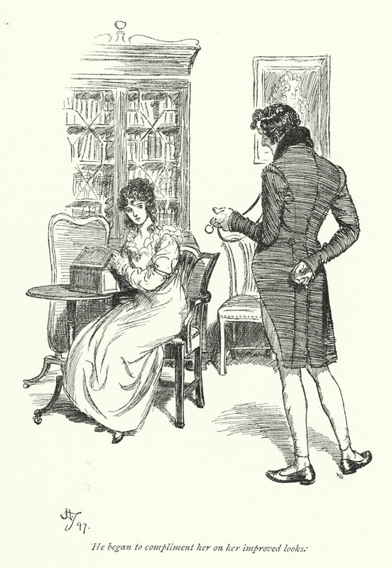 Illustration für Überredung von Jane Austen von Hugh Thomson