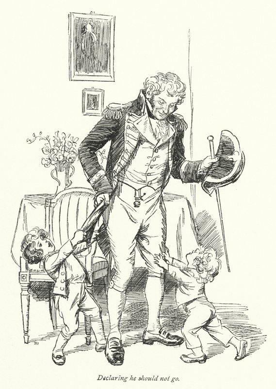 Illustration für Überredung von Jane Austen von Hugh Thomson