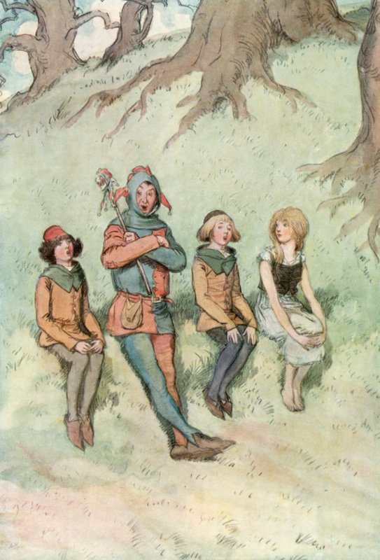 Illustration für Shakespeares Wie es euch gefällt von Hugh Thomson
