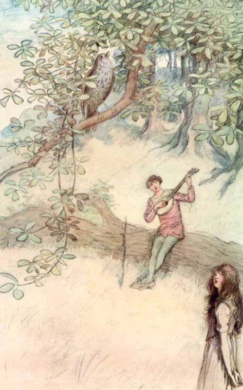 Illustration zu Shakespeares Wie es euch gefällt von Hugh Thomson