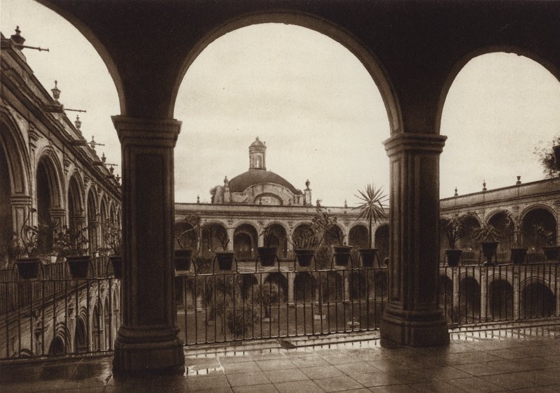 Mexiko: Hauptstadt Mexiko-Stadt, Colegio de las Vizcainas von Hugo Brehme