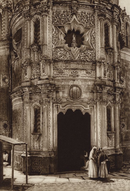 Mexiko: Guadalupe Hidalgo, Kapelle des Brunnens von Hugo Brehme