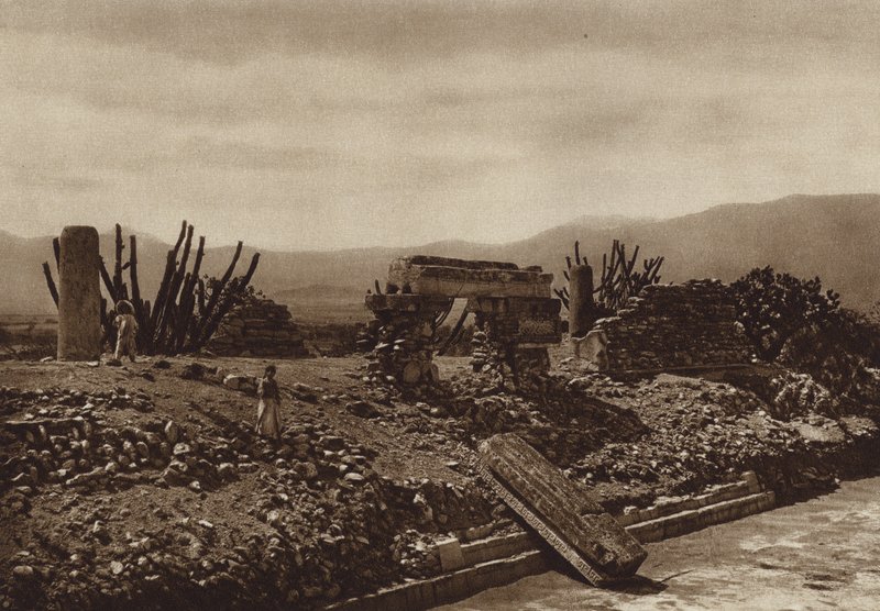 Mexiko: Ruinen von Mitla, Staat Oaxaca von Hugo Brehme