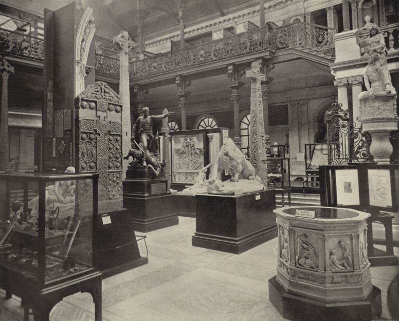Zentralhof, Dublin Museum für Wissenschaft und Kunst von Irish Photographer