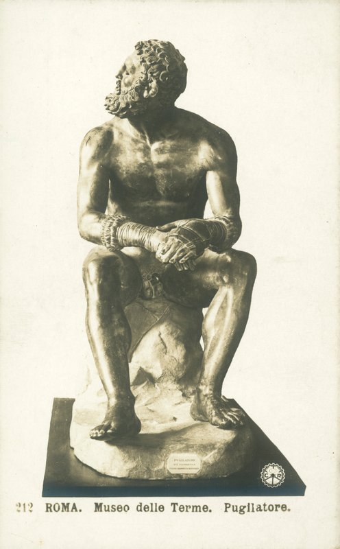 Boxer in Ruhe, Palazzo Massimo alle Terme, Rom von Italian Photographer