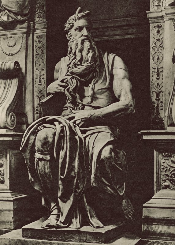 Kirche San Pietro in Vincoli, Moses von Michelangelo von Italian Photographer