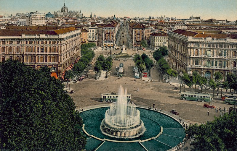 Mailand: Panorama vom Castello von Italian Photographer