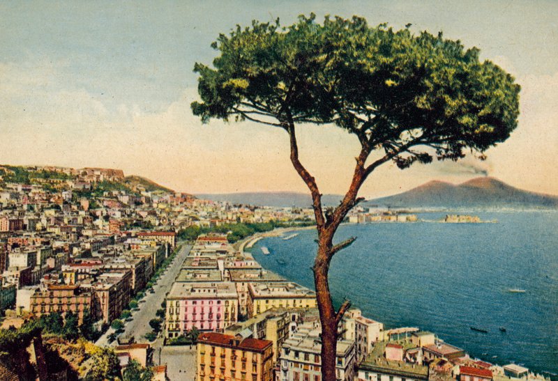 Neapel: Panorama des Golfs mit Vesuv von Italian Photographer