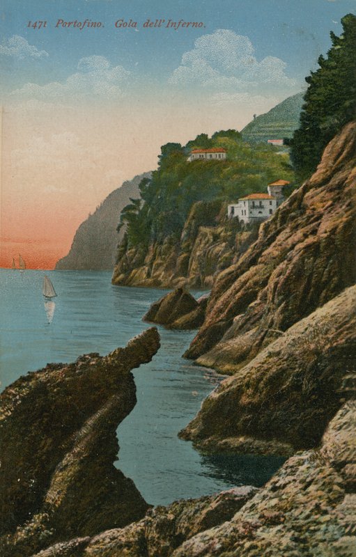 Portofino, Italien. Gola dell
