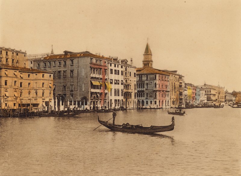 Venedig: Canal Grande, Hotels von Italian Photographer