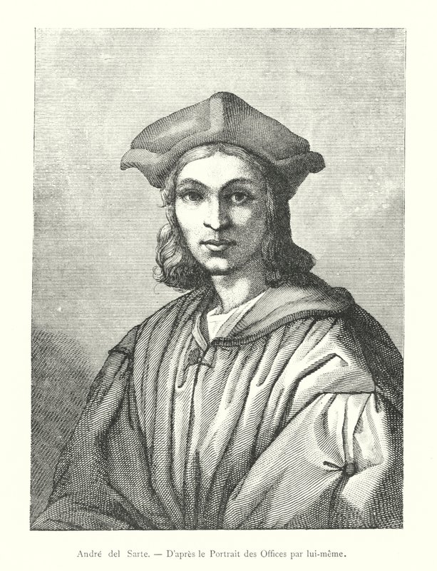 Andre del Sarte, Nach dem Selbstporträt in den Uffizien von Italian School