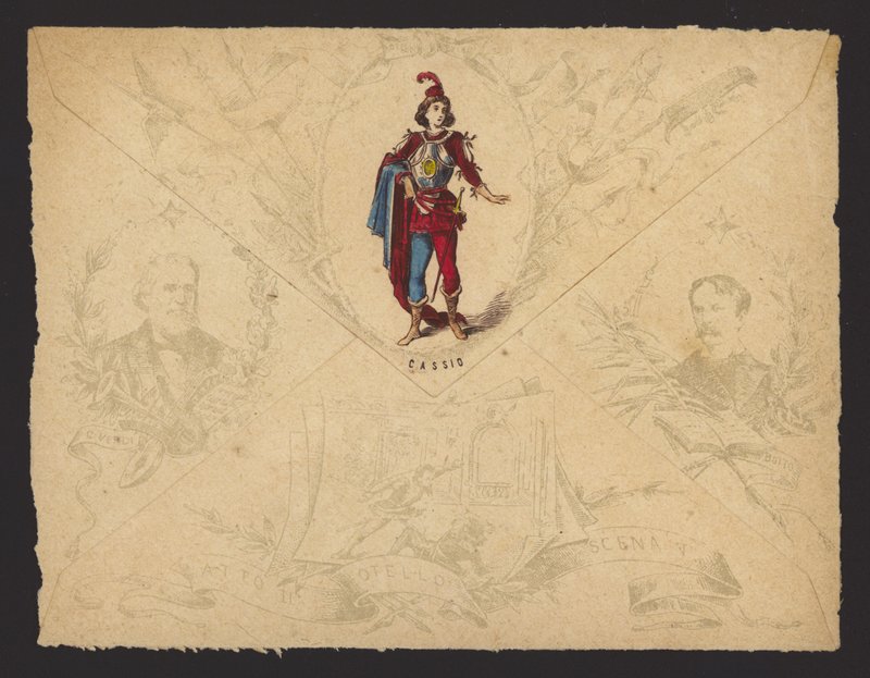Cassio, aus Giuseppe Verdis Oper Otello, basierend auf William Shakespeares Stück von Italian School