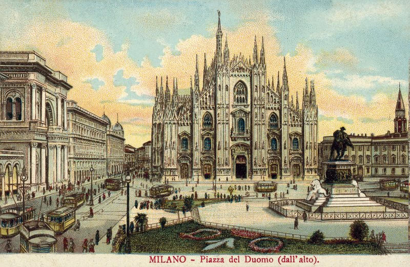 Piazza del Duomo, Mailand von Italian School