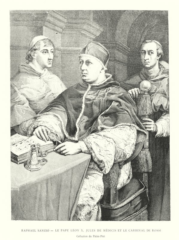 Raffael Sanzio, Papst Leo X., Giulio de