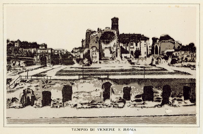 Rom: Tempio Di Venere E Roma von Italian School