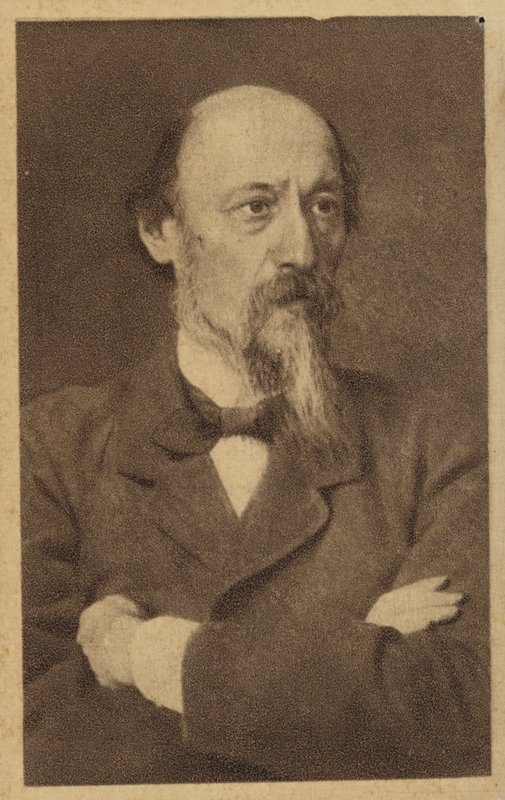 Nikolay Nekrasov, russischer Dichter von Ivan Nikolaevich Kramskoy