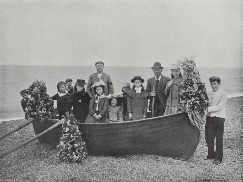 Garland Day in Abbotsbury, das Neptun-Festival von J. Benjamin Stone