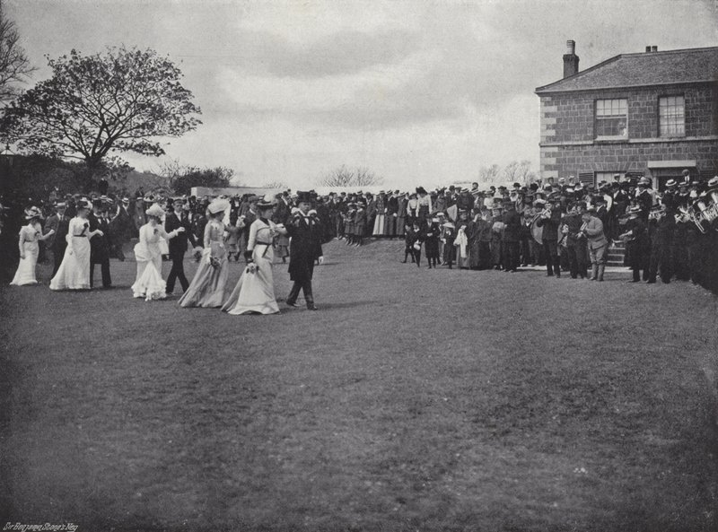 Helston Flora Day, der Furry-Tanz von J. Benjamin Stone