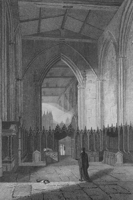 Innenraum der St. Katharinenkirche von John Preston Neale