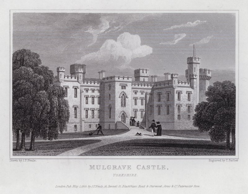 Mulgrave Castle, Yorkshire von John Preston Neale