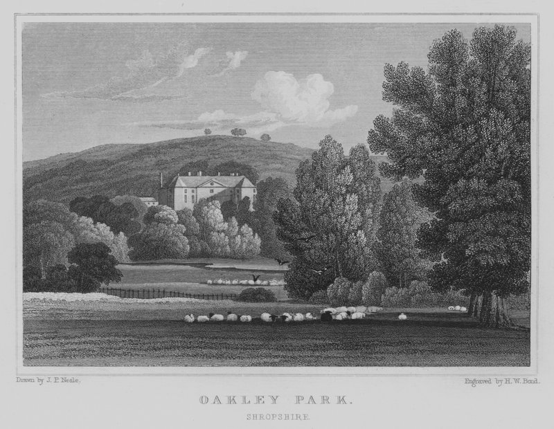 Oakley Park, Shropshire von John Preston Neale