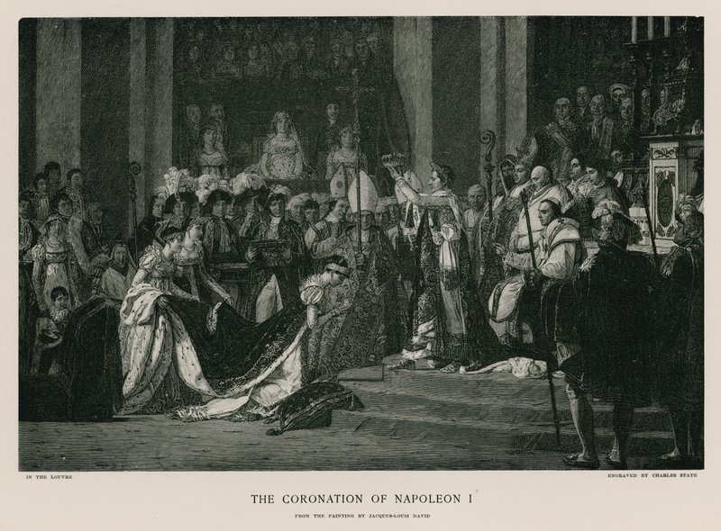 Die Krönung von Napoleon I. von Jacques Louis David