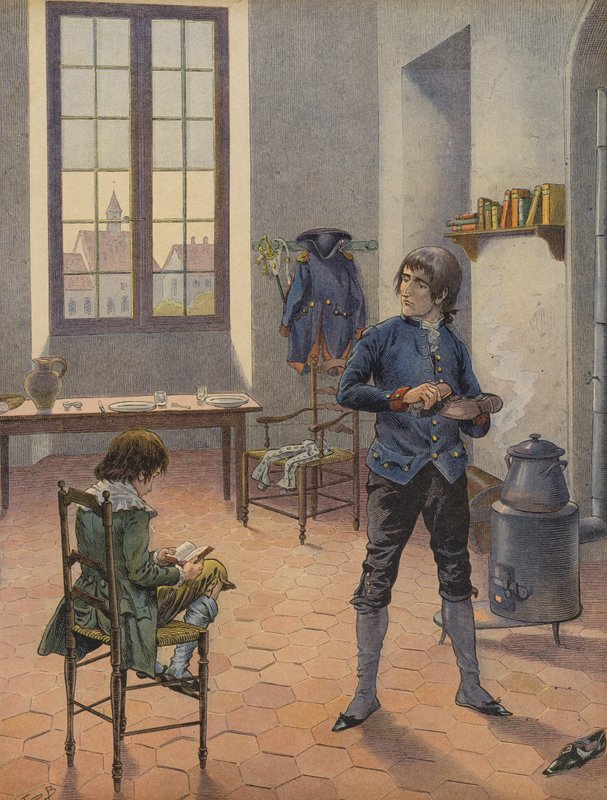 Napoleon Bonaparte in Auxonne von Jacques Marie Gaston Onfray de Breville (Job)