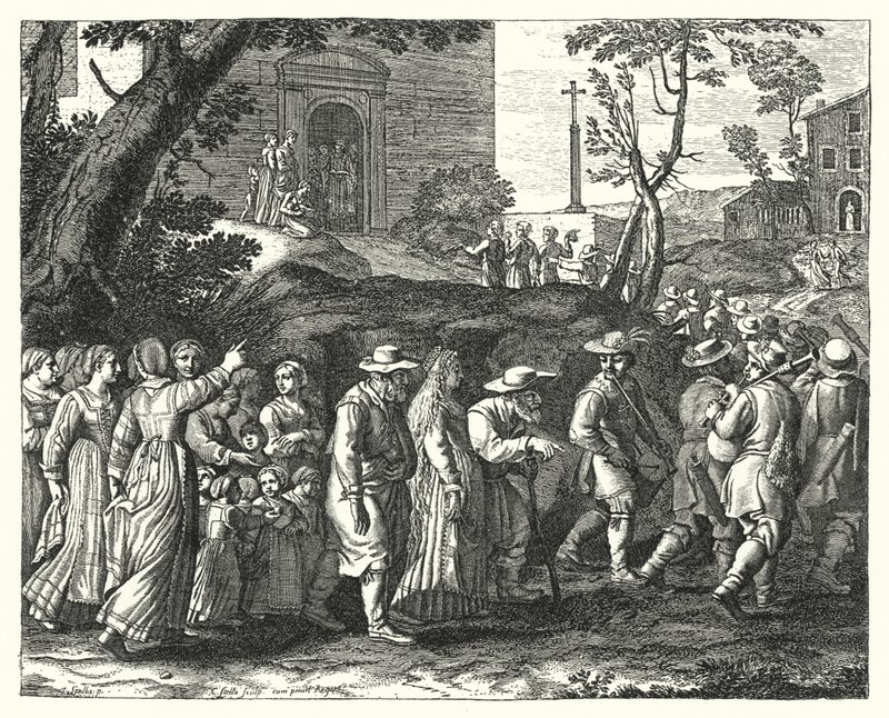 Die Dorfhochzeit von Jacques Stella