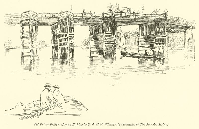 Alte Putney-Brücke von James Abbott McNeill Whistler
