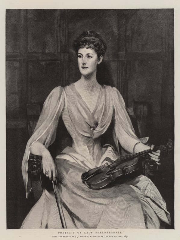 Porträt von Lady Skelmersdale von James Jebusa Shannon