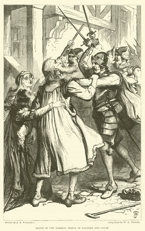 Tod des Admirals Prinz von Navarra und Condé von James Abbott Pasquier