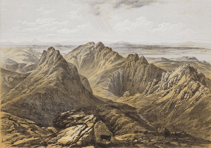 Blick vom Gipfel des Goatfell, Insel Arran von James Duffield Harding