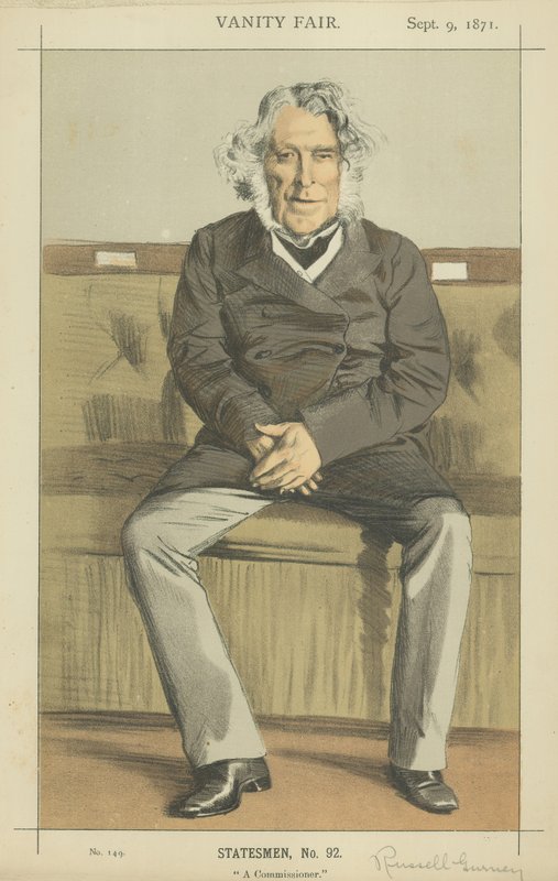 Der ehrenwerte Russell Gurney (Farblithografie) von James Jacques Joseph Tissot