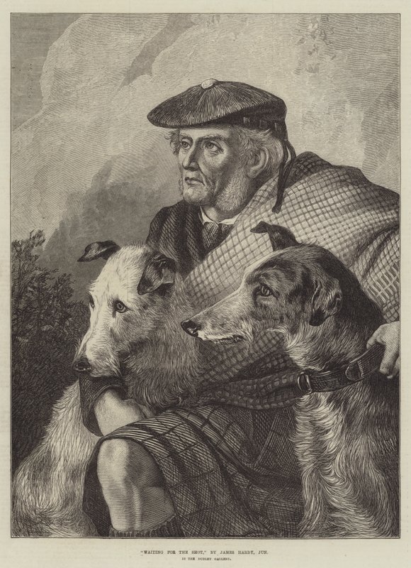 Warten auf den Schuss, in der Dudley Galerie von James Jnr Hardy
