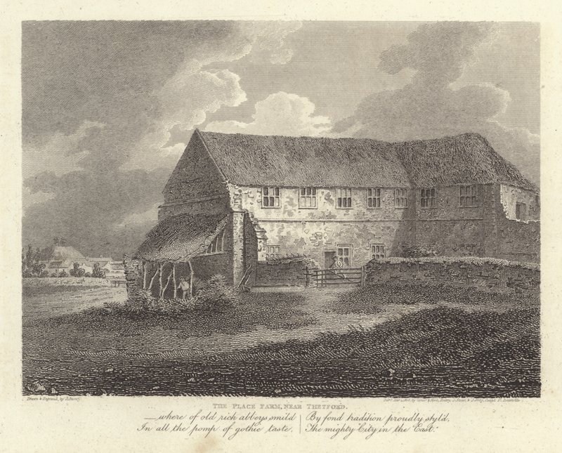 Robert Bloomfield, Dichter: The Place Farm, nahe Thetford von James Storer