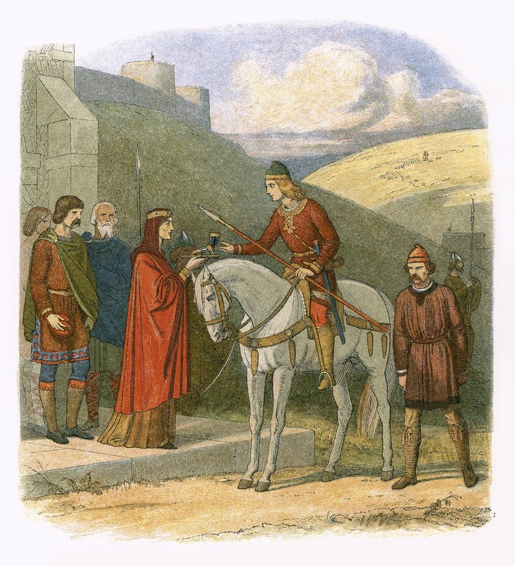 Edward in Corfe ermordet von James William Edmund Doyle