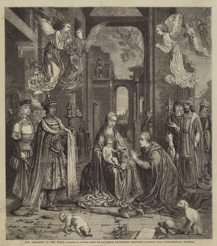 Die Anbetung der Könige von Jan Gossaert